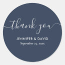 Search for navy and silver thank you stickers Bridal shower
