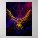 Search for phoenix bird art Blue