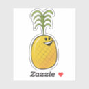 Search for cartoon pineapple stickers Tropical