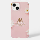 Search for cute flowers cases Monogrammed