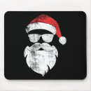 Search for fun faces mousepads Santa