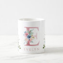 Search for monogram letter e mugs Chic