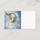 Search for mermaid business cards Watercolor