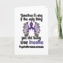 Search for purple ribbon cards Cystic fibrosis