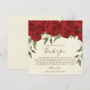 Search for red roses thank you cards Greenery