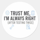 Search for processes stickers Quality control