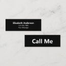 Search for message business cards Simple
