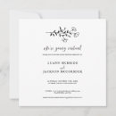 Search for black floral wedding invitations Chic