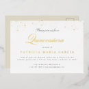 Search for latina invitations Gold glitter