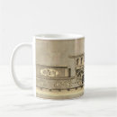 Search for steaming mugs Illustration