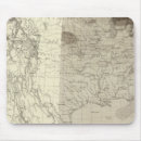 Search for us map mousepads Lithographed