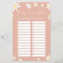 Search for pink baby shower games Baby name race