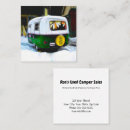 Search for camper business cards Retro
