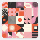 Search for colourful geometric pattern stickers Vintage