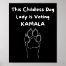 Search for childless posters President kamala