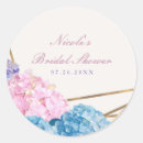 Search for hydrangea flowers stickers Pink