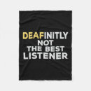 Search for asl blankets Hearing impaired