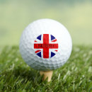 Search for british golf balls Union flag