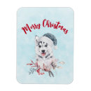 Search for dog christmas magnets Watercolor