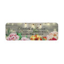 Search for string lights wedding return address labels Elegant