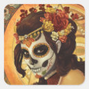 Search for dia de los muertos stickers Sugar skull