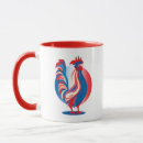 Search for blue rooster mugs French