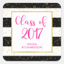 Search for pink and black graduation stickers Gold