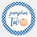 Search for two pumpkins stickers Fall