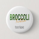 Search for broccoli round badges Vegan