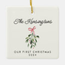 Search for mistletoe christmas tree decorations Married and merry