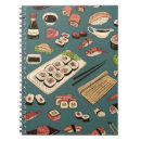 Search for sushi notebooks Asian