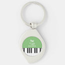 Search for musical instrument key rings Pianist