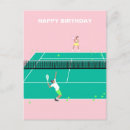 Search for tennis racket birthday cards Player