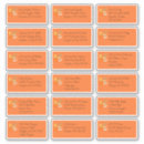 Search for orange address stickers Script