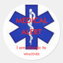 Search for medical stickers Allergies