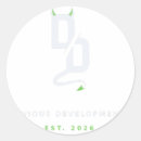 Search for developer stickers Logo