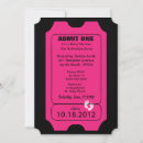 Search for admission ticket invitations Pink