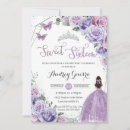 Search for purple and silver sweet 16 invitations For kids