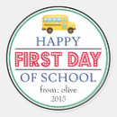 Search for red bus stickers For kids