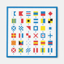 Search for nautical flag magnets International code of signals