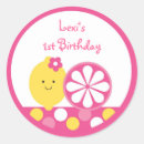 Search for lemonade stickers First birthday