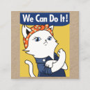 Search for can business cards Rosie the riveter