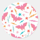 Search for comic pattern stickers Wonder woman
