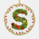 Search for letter s christmas tree decorations Xmas