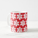 Search for red sparkle mugs Snowflake