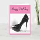 Search for high heel shoe birthday cards Happy