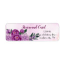 Search for peonies return address labels Stylish