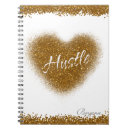 Search for the hustle notebooks Typography