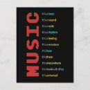 Search for instrument postcards Music