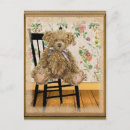 Search for antique teddy bear postcards Birthday